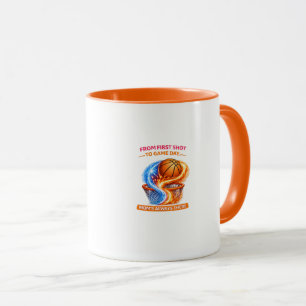 Basketball-Mama-Tasse – Sie Steht Hinter Jedem Sch Tasse