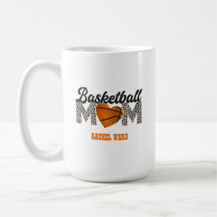 Basketball Mama Tasse, Vorderseite & Rückseite and Kaffeetasse