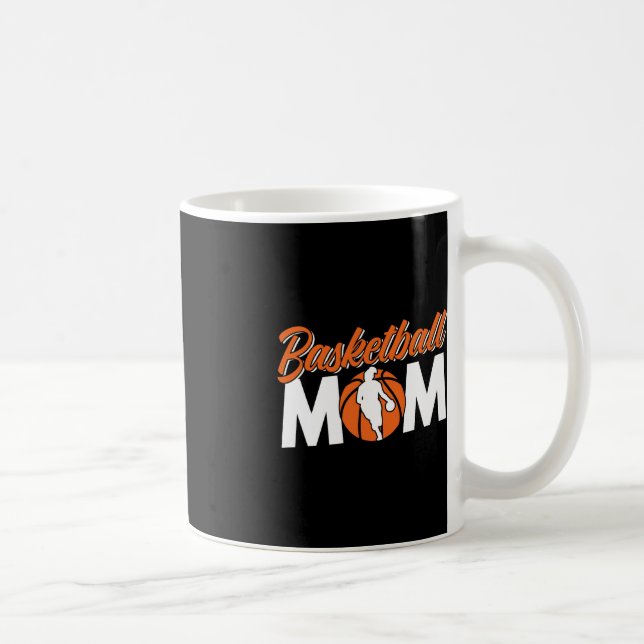 Basketball Mama Team Coach Spieler Match Mutter Mo Kaffeetasse (Rechts)