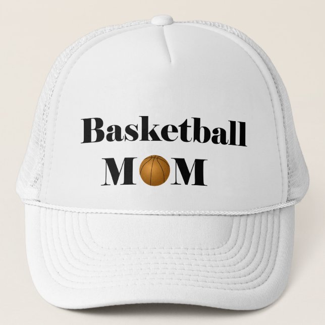 Basketball-Mama Truckerkappe (Vorderseite)