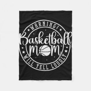 Basketball-Mama wird laut schreien Fleecedecke
