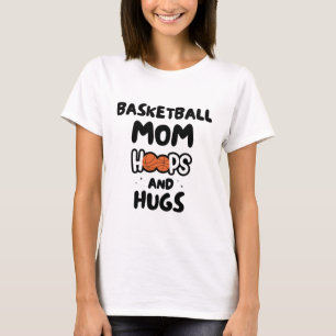 Basketball-Mamas: Hoops und Hugs - Muttertag T-Shirt