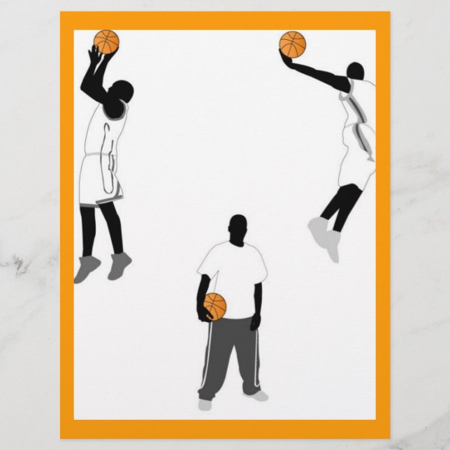 Basketball-Männer Flyer (Vorne)