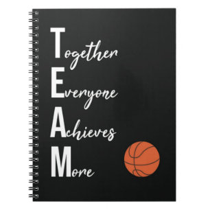 Basketball-Mannschaft Geschenke Spieler Senior Nig Notizblock