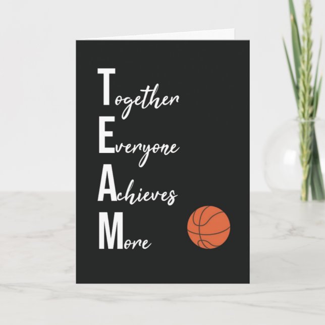 Basketball Mannschaft Karten Spieler Sport Athlet (Vorderseite)