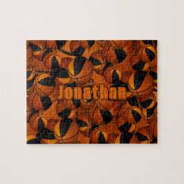 Basketball-Mannschaftsfarben für Jungen Puzzle
