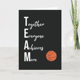 Basketball Mannschaftskarten Spieler Sport Athlet Karte