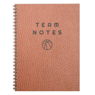 Basketball-Mannschaftsnotizen  Notizblock