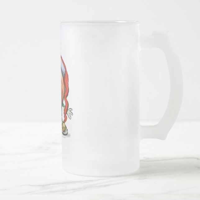 Basketball Mattglas Bierglas (Rechts)