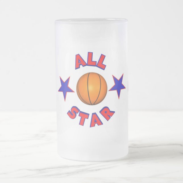 Basketball-mattierte Tasse (Mittel)
