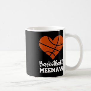 Basketball Meemaw Fun Basketball Herz Oma Mee Kaffeetasse