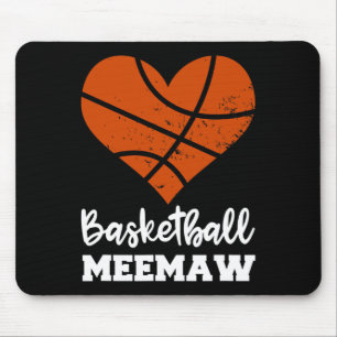 Basketball Meemaw Fun Basketball Herz Oma Mee Mousepad