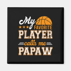 Basketball Mein Lieblingsspieler ruft mich Papa an Magnet
