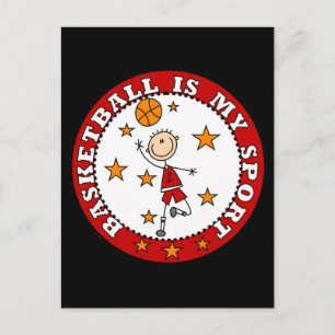 Basketball Mein Sport T-Shirts und Geschenke Postkarte
