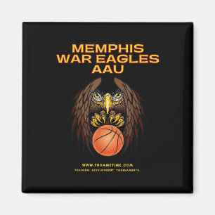 Basketball Memphis War Eagles Aau Magnet