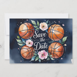 Basketball Merken Sie sich den Termin mit Basketba Einladung