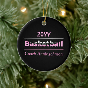 Basketball Minimalistisch Geometric Arch Keramik O Ornament