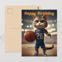 "Basketball mit einer Seite der Breite" Geburtstag