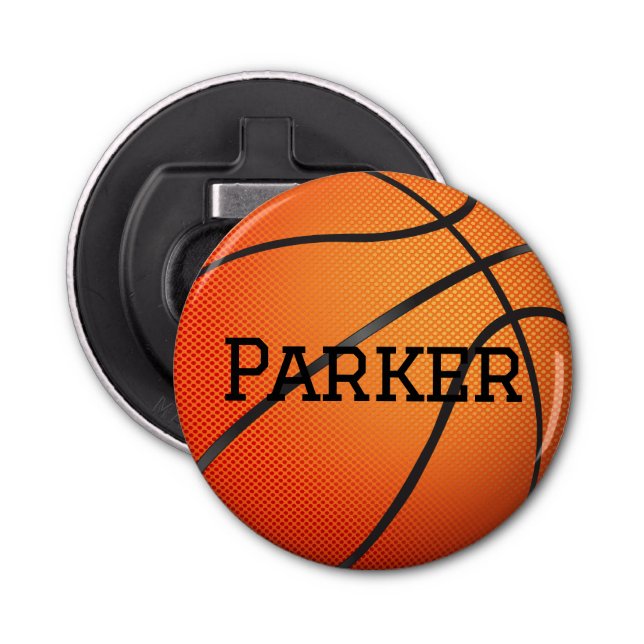 Basketball mit Individuelle Name Flaschenöffner (Vorderseite)