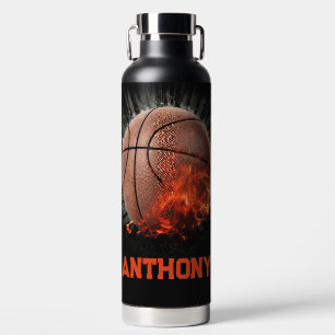 Basketball mit Namen Trinkflasche