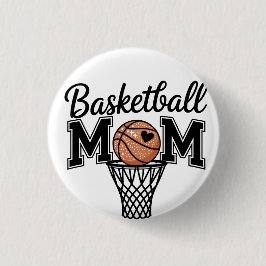 Basketball Mom Button