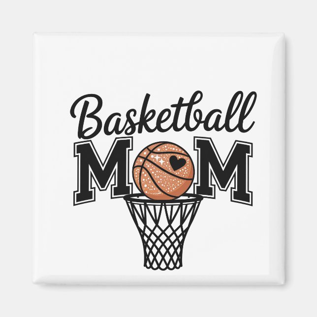 Basketball Mom Magnet (Vorne)