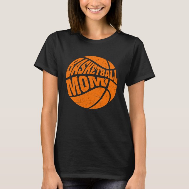 Basketball Mom Mother s Day Basketball Sport Mama  T-Shirt (Vorderseite)