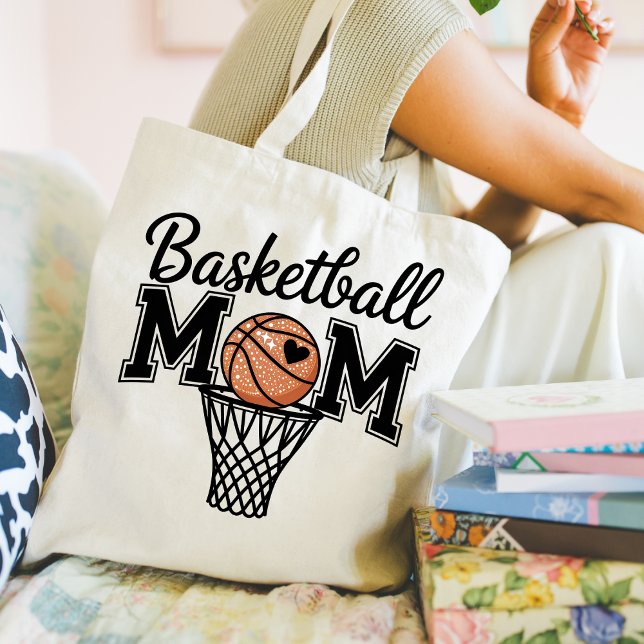 Basketball Mom Tote Bag Tragetasche (Basketball Mom tote bag)