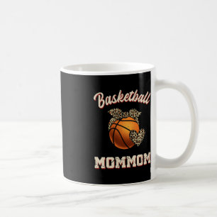 Basketball Mommom Bandana Leopard Herz Fans Mothe Kaffeetasse