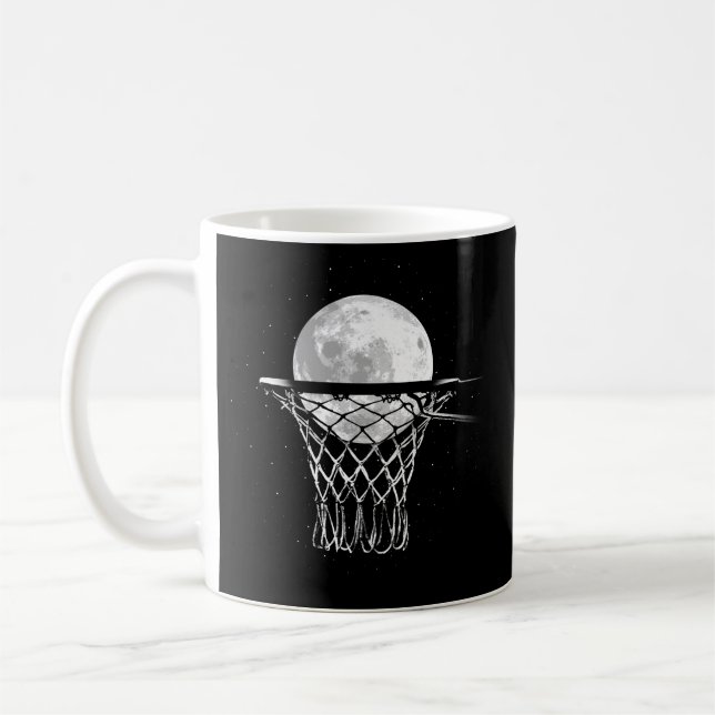 Basketball Moon Kaffeetasse (Links)