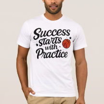 Basketball Motivation Success Practice Quote