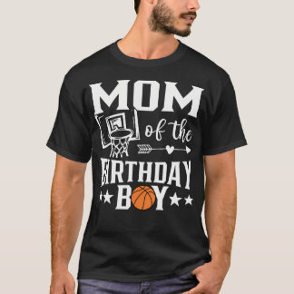 Basketball-Mutter des Geburtstagskindes Familie T-Shirt