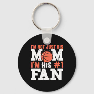 Basketball Mutter Nummer 1 Lüfter - Basketball-Mam Schlüsselanhänger