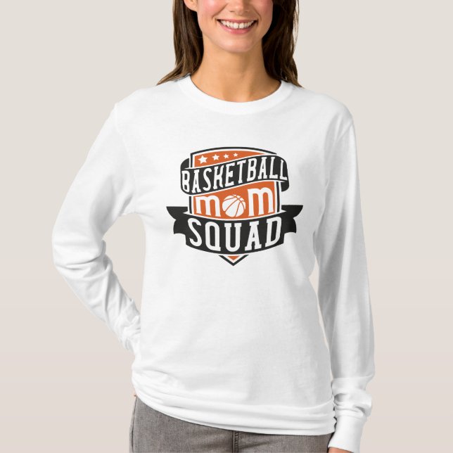 Basketball-Mutter-Truppe T-Shirt (Vorderseite)
