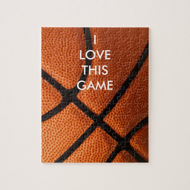 Basketball Nah-up - Beliebte Sportart Puzzle (Vertikal)