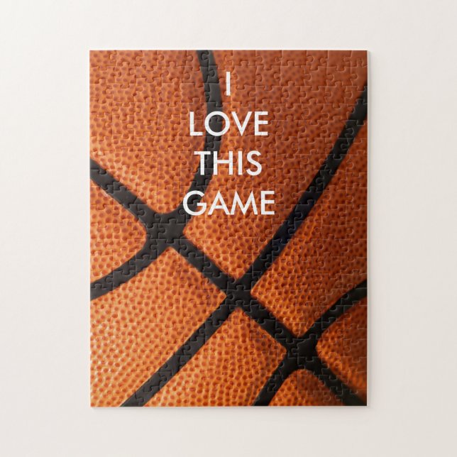 Basketball Nah-up - Beliebte Sportart Puzzle (Vertikal)