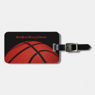 Basketball-Nah-up-Brauch Gepäckanhänger
