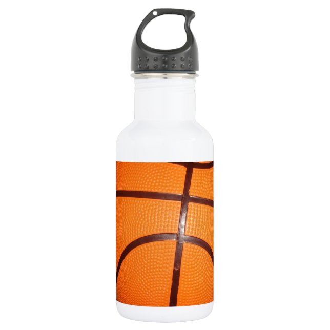 Basketball Nah-up Texturhaut Trinkflasche (Vorderseite)