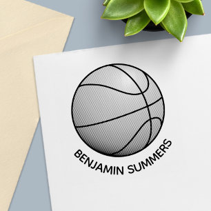 Basketball Namensanpassung Permastempel