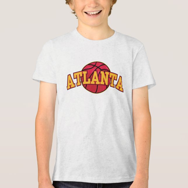 Basketball NBA Atlanta Hawks Tri-Blend Shirt (Vorderseite)