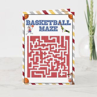 Basketball NBA Baby Duschlabyrinth für Kinder Karte