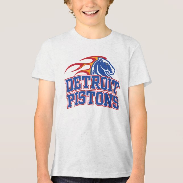 Basketball NBA Detroit Kolben Tri-Blend Shirt (Vorderseite)
