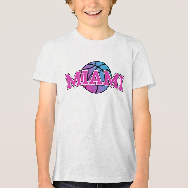 Basketball NBA Miami Heat Tri-Blend Shirt (Vorderseite)