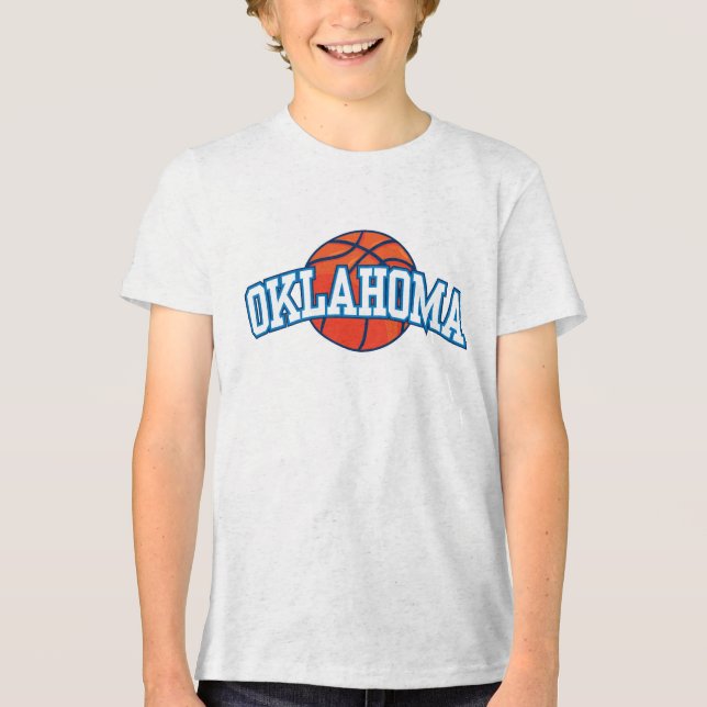 Basketball NBA Oklahoma City Thunder Tri-Blend Shirt (Vorderseite)