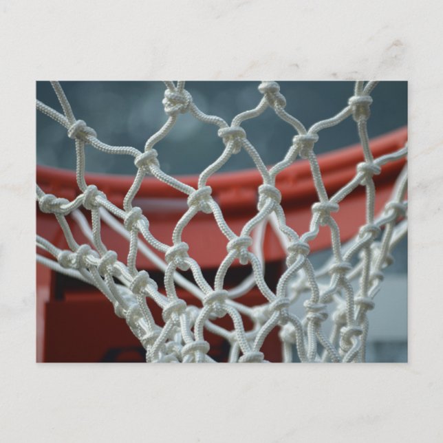 Basketball-Netz Postkarte (Vorderseite)