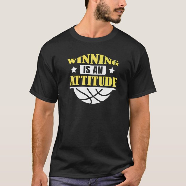 Basketball Netz Sport Team gewinnen ist eine Haltu T-Shirt (Vorderseite)
