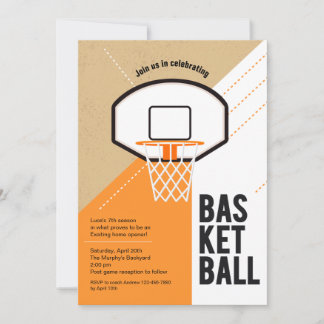 Basketball-Netzeinladung Einladung