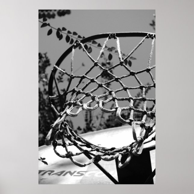 Basketball-Netzwerkanzeige Poster (Vorne)