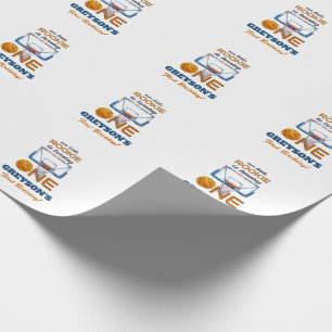 Basketball-Neuling Des Jahres Erster Geburtstag Geschenkpapier