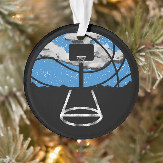 Basketball Night Sky Ornament (Baum)